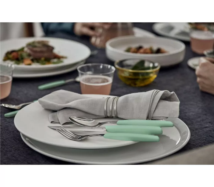 Набір посуду Victorinox Swiss Modern з 24 предметів Swiss Modern, Table Set Steak Knife), 24 Pieces, м'ятний 
