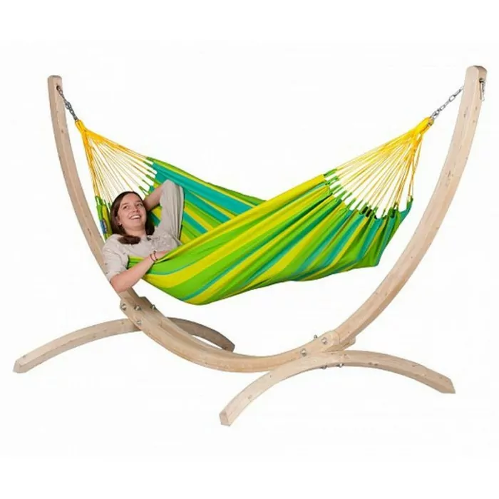 Гамак зі стійкою La Siesta SNH144CNS121 lime 