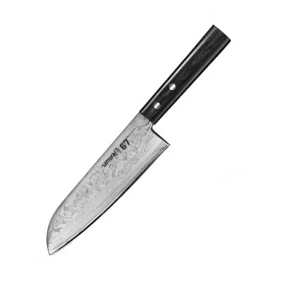 Ніж кухонний Samura 67 Damascus Сантоку, 175 мм, SD67-0094