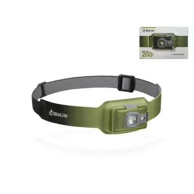 Налобний ліхтар BioLite Headlamp 200 люмен, Moss Green (BLT HPB0205)