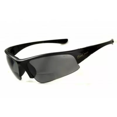 Окуляри BluWater Winkelman-1 polarized (1.5 bifocal) (gray) чорна біфокальна лінза з діоптріями