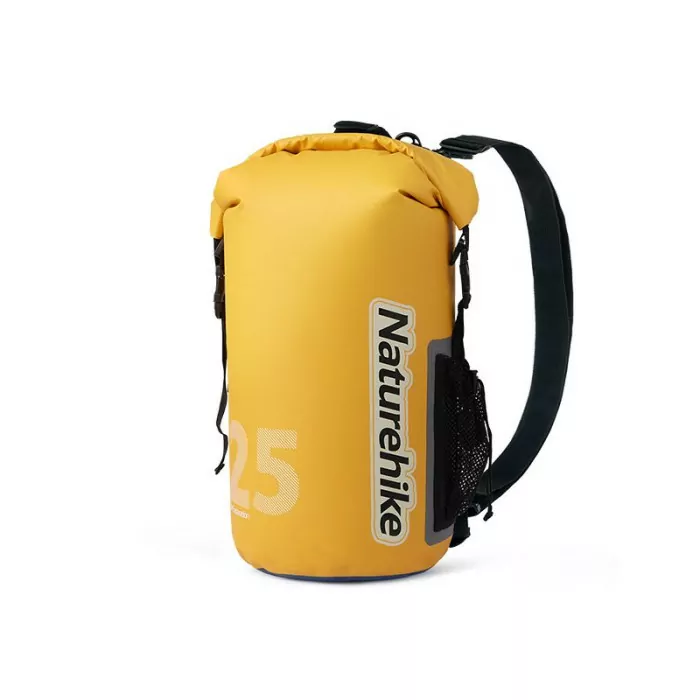 Рюкзак водонепроникний Naturehike CNK2300BS017, 25 л, жовтий 