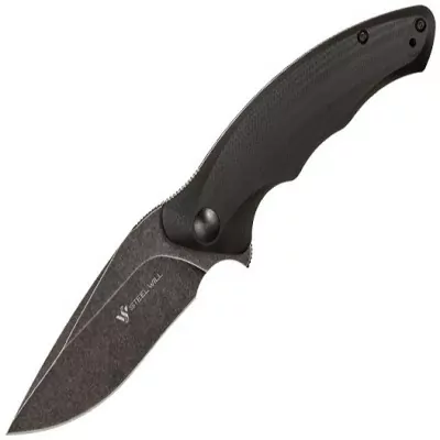 Ніж Steel Will Avior чорний stonewash (SWF62-08)