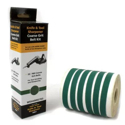 Запасні стрічки WSKTS P80 Aluminum Oxide (6 стрічок) до Точила Work Sharp