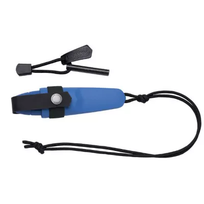 Ніж Morakniv Eldris, нержавіюча сталь, шнурок, кресало (синій)