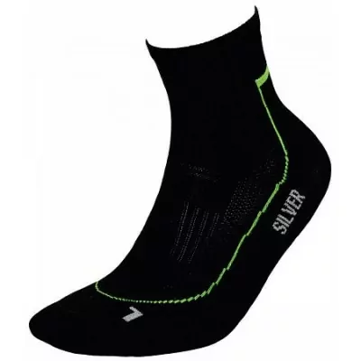 Термошкарпетки InMove Runner Deodorant чорний з зеленим, 44-46