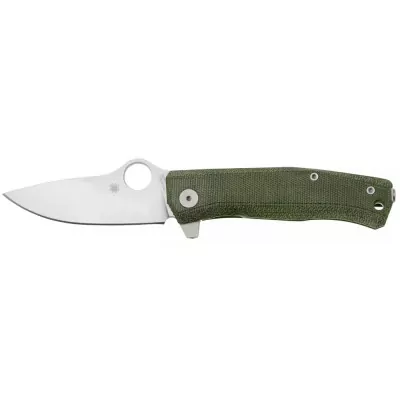 Ніж Spyderco SpyMyto Green Micarta Titanium M398, green