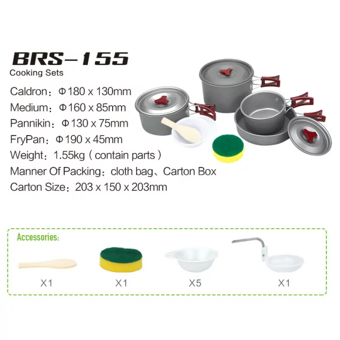 Набір посуду BRS-155 