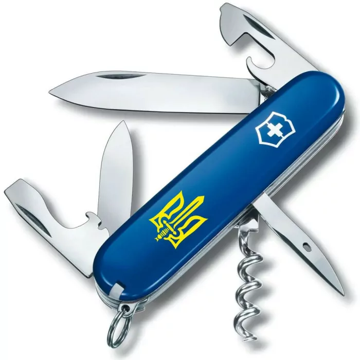 Складаний ніж Victorinox SPARTAN UKRAINE Тризуб ОУН жовт. 1.3603.2_T0308u 