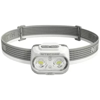 Налобний ліхтар Nitecore UT27 2024 (2xNiteLab UHE LED, 800 люмен, 4 режими, 3xAAA, HLB1500), білий