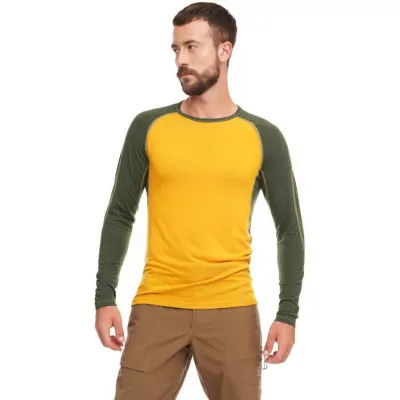 Термофутболка чоловіча Turbat Retezat Top Mns golden yellow/kombu green - XXL - жовтий/зелений