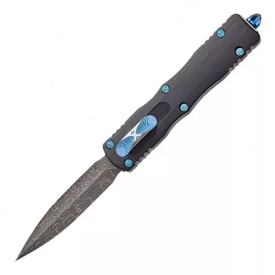 Ніж Microtech Marfione Custom Dirac Delta Vegas Forge Дамаські виноградні лози і троянди (504-MCK-0120)