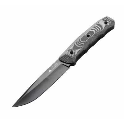 Ніж Kizlyar Supreme Echo чорний, сталь AUS8, рукоять G10