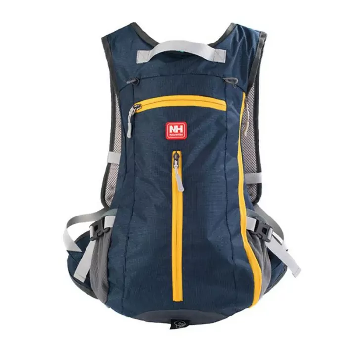 Велорюкзак з чохлом для шолома Naturehike 15 л sky blue NH15C001-B, блакитний 