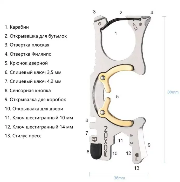 Мультитул Roxon Spirit S705 