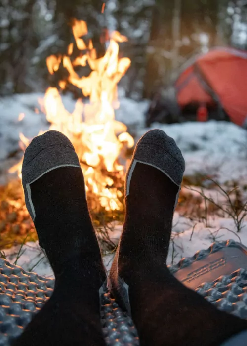 Термошкарпетки Aclima WarmWool Socks Jet Black 44-48 
