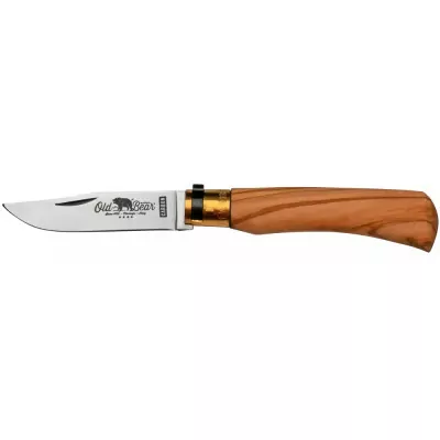 Ніж Old Bear Classic M, C70 steel, Olive wood