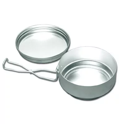 Набір туристичного посуду Alb Forming 610 Two-Piece Mess Tin Set Aluminium