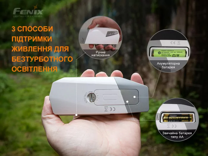Ліхтар ручний з автономним живленням Fenix E-STAR 