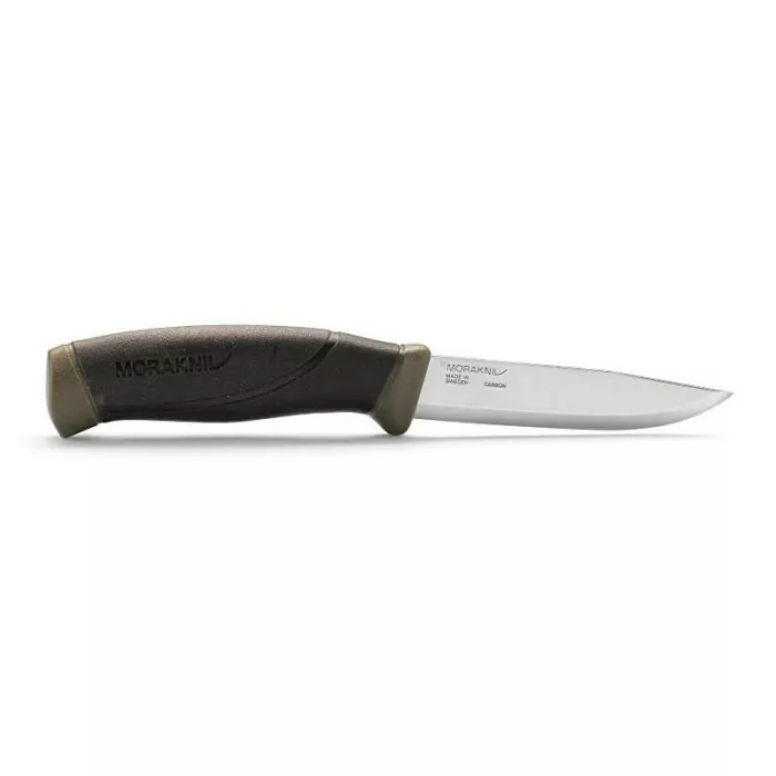 Ніж туристичний Morakniv Companion MG High Carbon 11863, вуглецева сталь, хакі