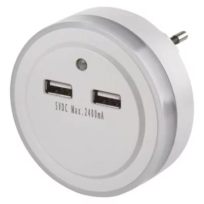 Нічник з зарядкою USB Emos P3313