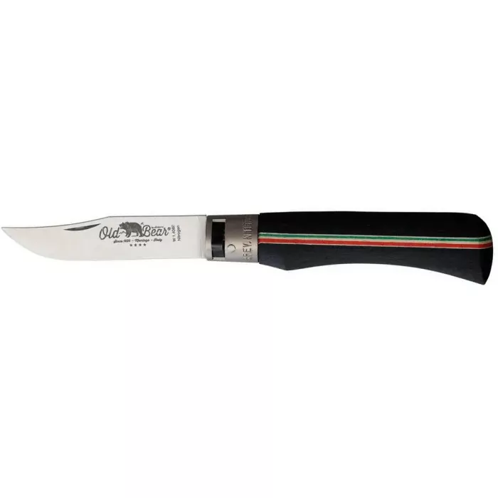 Ніж Old Bear Classic World L, 1.4060 steel, wood handle, black 