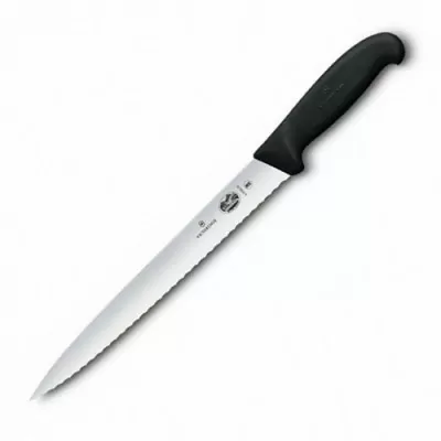 Ніж кухонний Victorinox Fibrox Slicing для нарізки 25 см Vx54433. 25