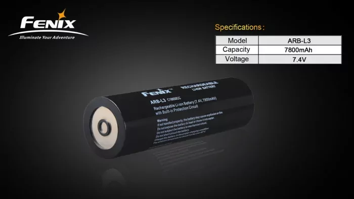 Акумулятор Fenix ARB-L3 (7800 mAh) для Fenix RC40 