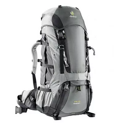 Рюкзак Deuter Aircontact, 75 + 10 л, (+палиці LEKI granite-black)