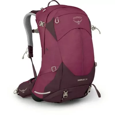 Рюкзак Osprey Sirrus 34 elderberry purple/chiru tan - O/S - бордовий