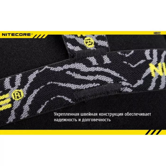 Кріплення наголовне для ліхтарів Nitecore Headband HB02 