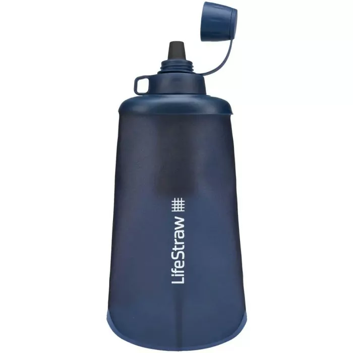 Пляшка-фільтр для води LifeStraw Peak Squeeze, 650 мл, Mountain Blue (LSW LSPSFMLMBWW) 