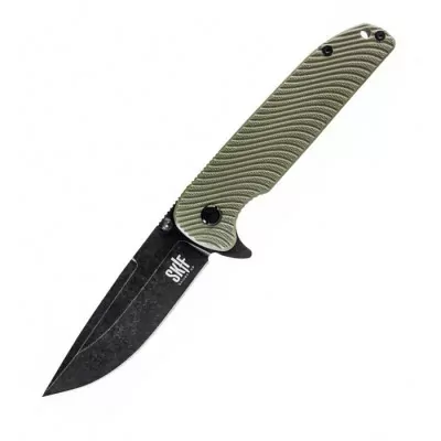 Ніж Skif Bulldog 733F G-10 /black SW Зелений