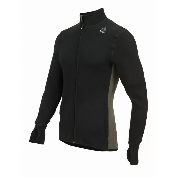 Джемпер чоловічий Aclima HotWool 400G Jacket Man Black/OliveNight, M 