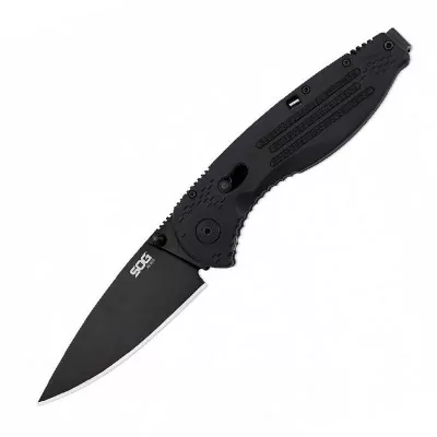 Ніж SOG Aegis Black TiNi (чорний)