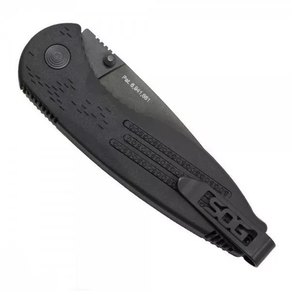 Ніж SOG Aegis Black TiNi (чорний) 
