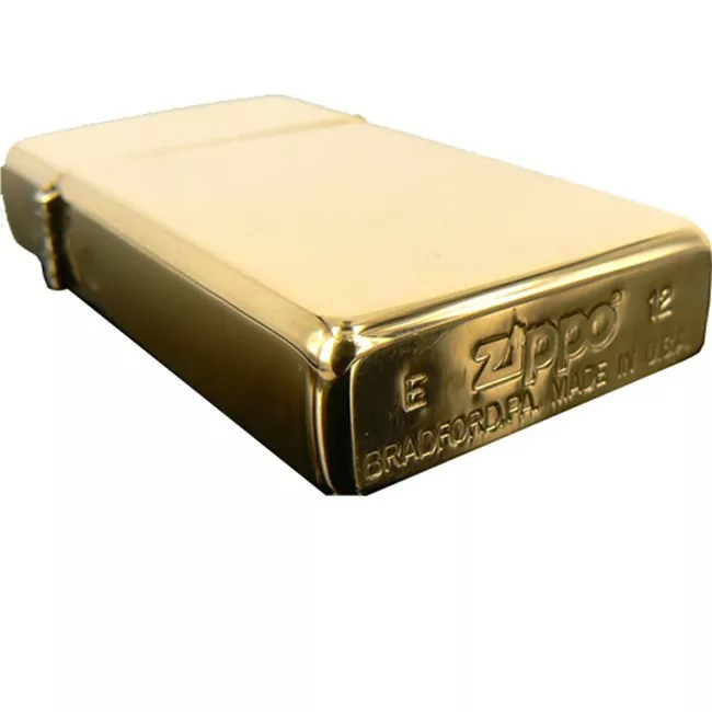 Запальничка Zippo SLIM HIGH POLISH BRASS 1654B 