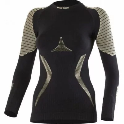 Термофутболка WERELA 9070 чорно-сірий, жіноча, L/XL