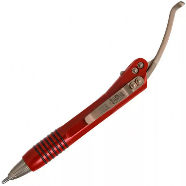 Ручка тактична Microtech Siphon II Bronze HW червоний 401-SS-RDBZ 