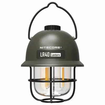 2в1 - Ліхтар кемпінговий + Power Bank Nitecore LR40 (100 люмен, USB Type-C)