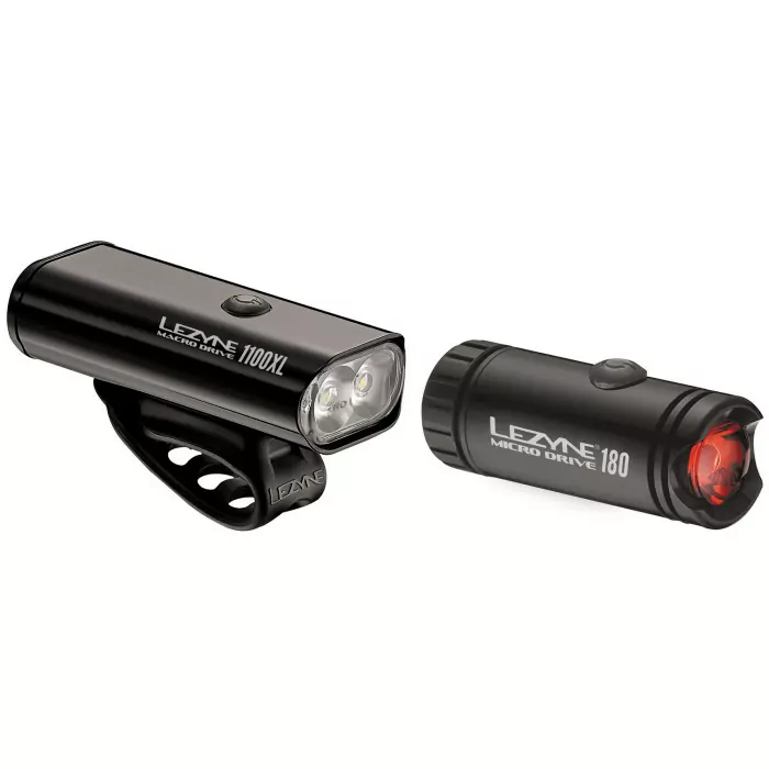 Велофара Lezyne Macro Drive 1100xl /Micro Pair чорний 