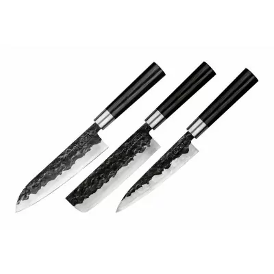 Набір з 3-х кухонних ножів Samura Blacksmith SBL-0220