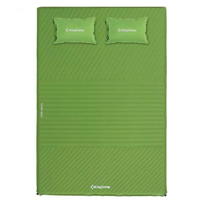 Самонадувний килимок KingCamp COMFORT DOUBLE ⅱ (KM3594) GREEN 