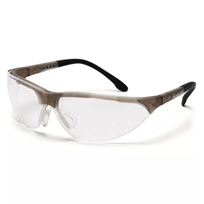 Окуляри захисні Pyramex Rendezvous Crystal Gray (clear) Anti-Fog, прозорі в сірій напівпрозорій оправі 