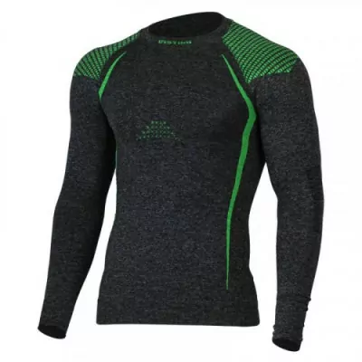 Термофутболка чоловіча Lasting TOLO 8960-XXL /XXXL-сіра /Зелена