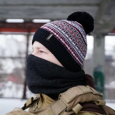 Водонепроникна шапка DexShell Beanie Fair Isle DH362BH, L/XL 