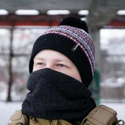 Водонепроникна шапка DexShell Beanie Fair Isle DH362BH, L/XL 