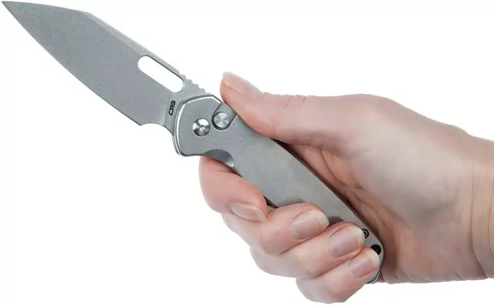 Ніж CJRB Pyrite Wharncliffe, AR-RPM9 Steel, Steel handle 