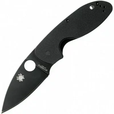 Ніж ефективне чорне лезо Spyderco (C216GPBBK)