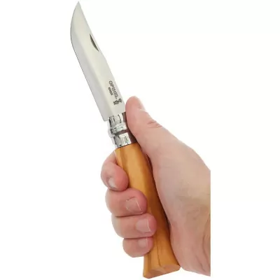 Ніж Opinel №9 VRI, олива, упаковка 